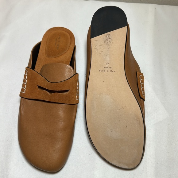 Ansley Leather slides - Picture 3 of 8